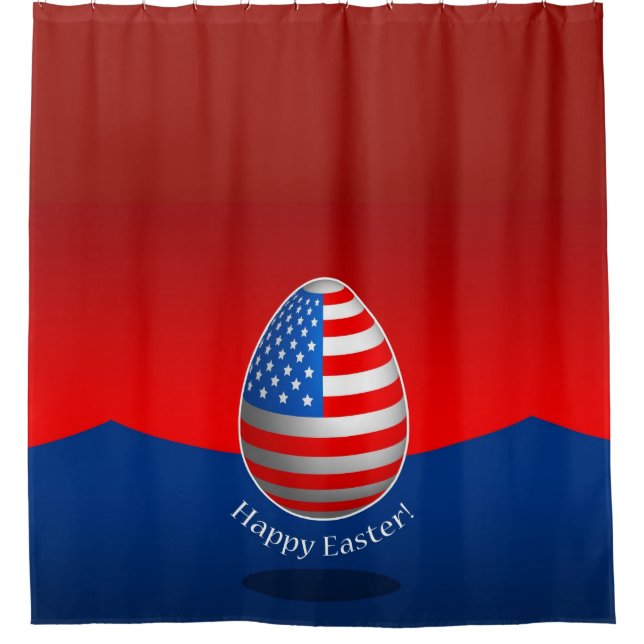 Cortina De Ducha Pascua de Estados Unidos (Anverso)