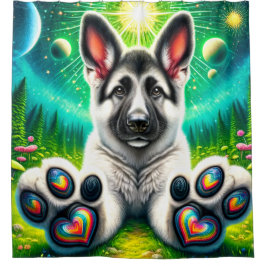 Cortina De Ducha Pasta de Cachorro