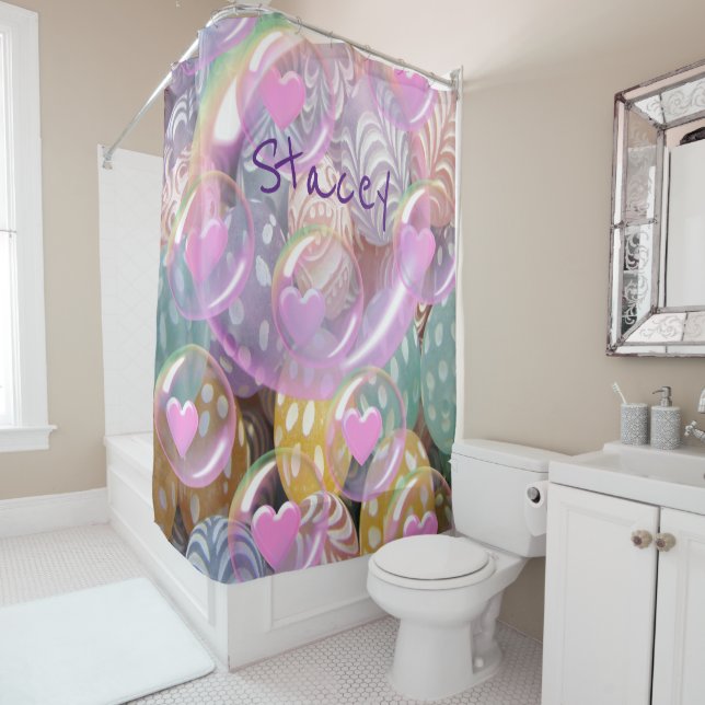 Cortina de ducha Pastel (In situ)