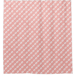 Cortina De Ducha Pastel Salmon