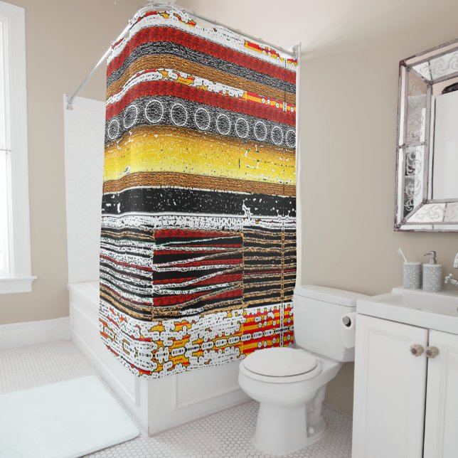 Cortina De Ducha Patina Rustica Afrocéntrica (In situ)