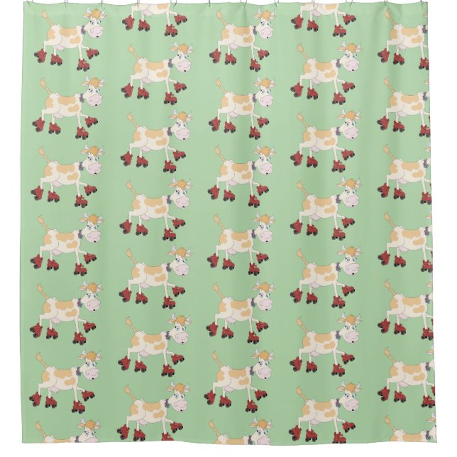 Cortina De Ducha patinaje (Anverso)