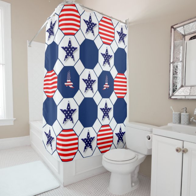 Cortina De Ducha Patriótico (In situ)