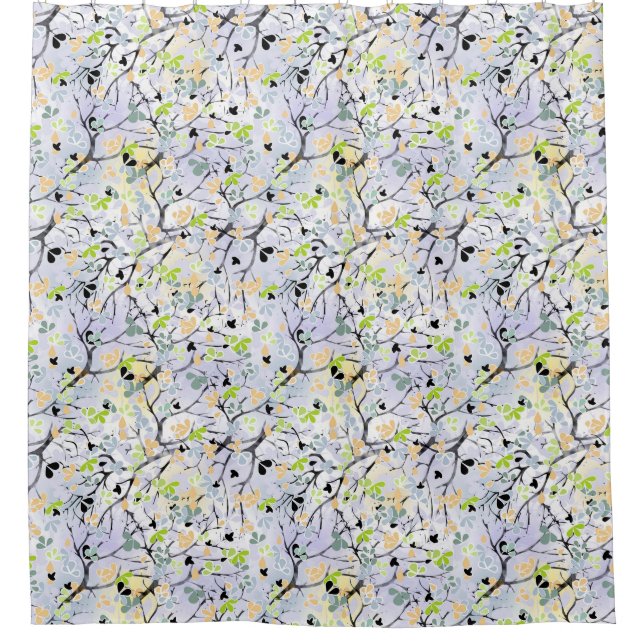 Cortina De Ducha Patrón abstracto (Anverso)