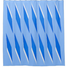 Cortina De Ducha Patrón azul-crayola