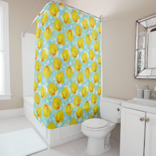 Cortina De Ducha Patrón de baño de duques de goma