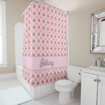 Patrón de Cuadros de Gingham Rosa Fresa