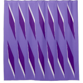 Cortina De Ducha Patrón de diamante de honda morado
