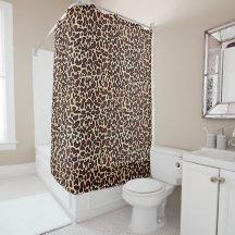 Patrón de estampado de leopardo marrón negro bronc