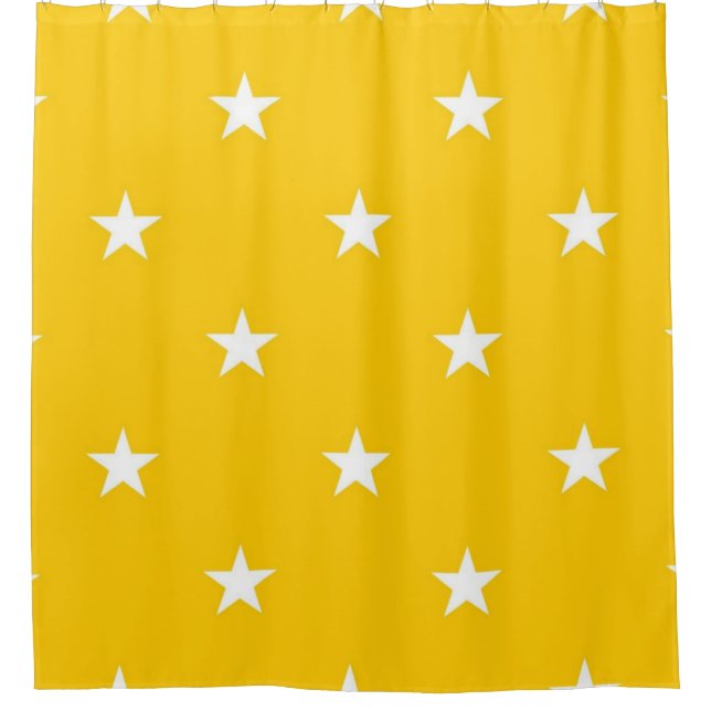 Cortina De Ducha Patrón de estrellas (Anverso)