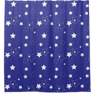 Cortina De Ducha Patrón de estrellas