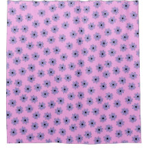 Patrón de flor hippie azul púrpura