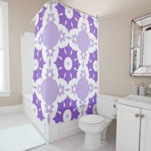 Patrón de flores púrpura abstracto