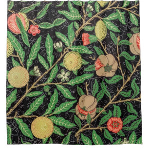 Cortina De Ducha Patrón de frutas (1862) De William Morris