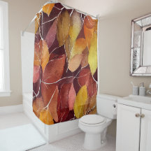 Patrón de hojas otoñales