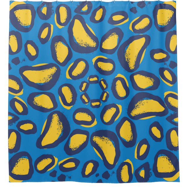 Cortina De Ducha Patrón de impresión animal leopardo (Anverso)