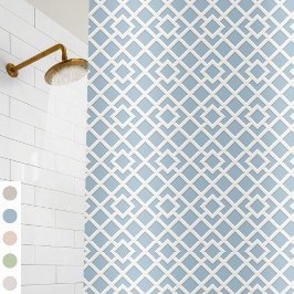 Cortina De Ducha Patrón de impresión de lattice Vintage Classic Dus