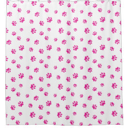 Cortina De Ducha Patrón de impresión de página rosa