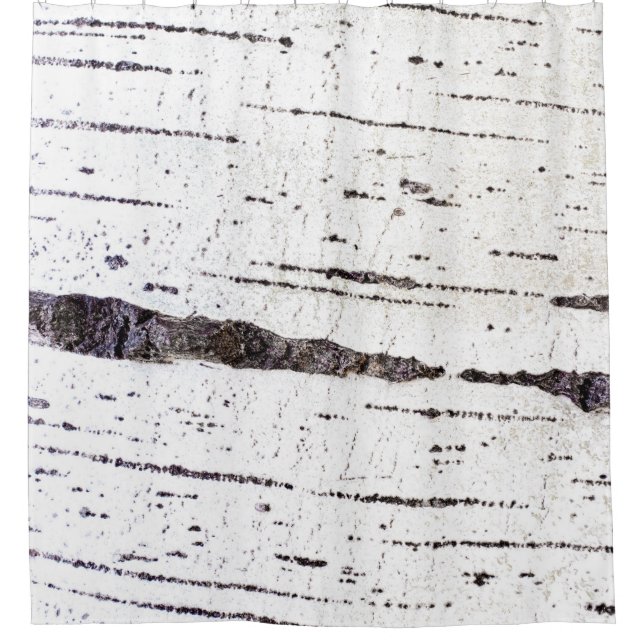 Cortina De Ducha Patrón de la corteza de Birch (Anverso)