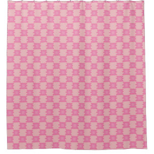 Cortina De Ducha Patrón de manta boho suave rosa desolado del oeste