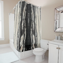 Cortina De Ducha Patrón de piedra natural