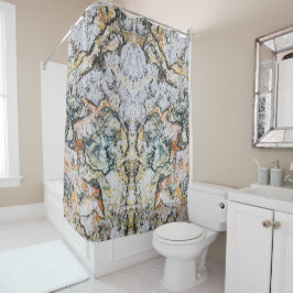 Cortina De Ducha Patrón de piedra natural