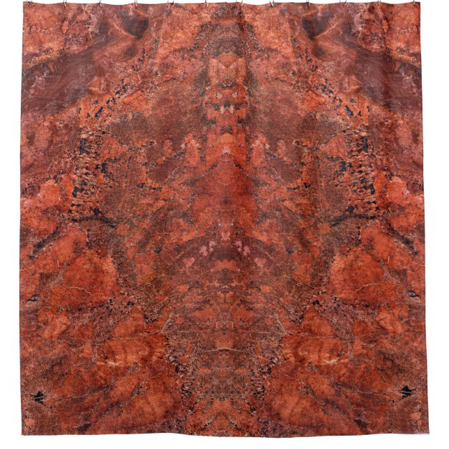 Cortina De Ducha Patrón de piedra natural (Anverso)