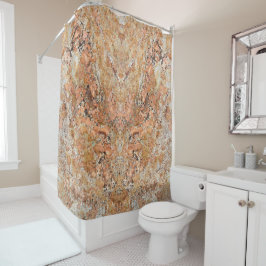 Cortina De Ducha Patrón de piedra natural