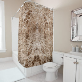 Cortina De Ducha Patrón de piedra natural