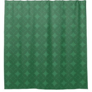 Cortina De Ducha Patrón de Shippo Verde
