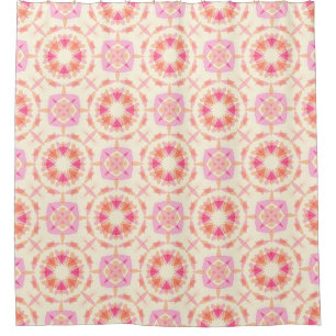 Cortina De Ducha Patrón femenino de hadas caprichosas rosa estrella