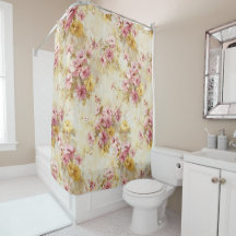 Patrón Floral de Acuarela Antiguo