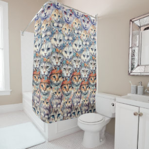 Cortina De Ducha Patrón Hexagon