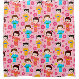 Cortina De Ducha Patrón infantil adorable