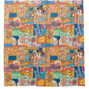 Cortina De Ducha Patrón infantil adorable