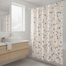 Patrón Moderno de Terrazzo Suave Neutro