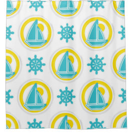 Cortina De Ducha Patrón náutico