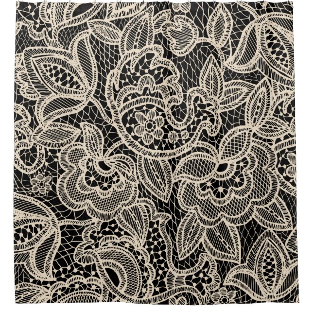 Cortina De Ducha Patrón transparente (Anverso)