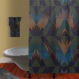 Cortina De Ducha Patrón tribal del suroeste