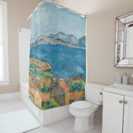 Cortina De Ducha Paul Cezanne - Bahía de Marsella, vista desde Esta