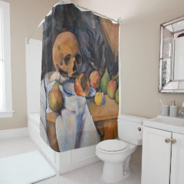 Cortina De Ducha Paul Cezanne - Todavía la vida con Skull