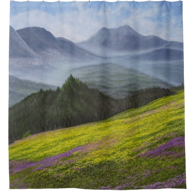 Cortina De Ducha "Paz en el valle" (Anverso)