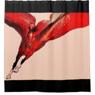 Cortina De Ducha Pegasus la huella del caballo volador