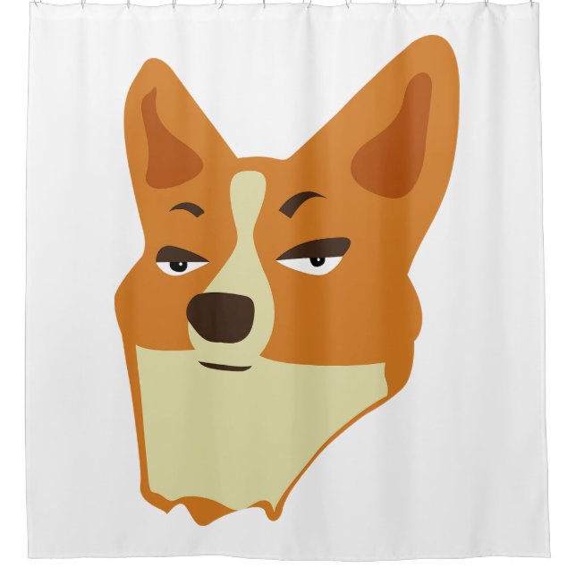Cortina De Ducha Pembroke Welsh Corgi (Anverso)