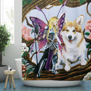 Cortina De Ducha Pembroke Welsh Corgi Fantasy