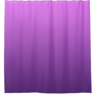 Cortina De Ducha Pendiente púrpura del ombre
