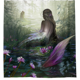 Cortina De Ducha Pequeña sirena