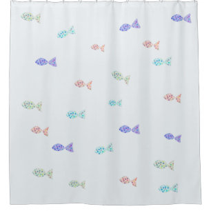 Cortina De Ducha Pequeños pescados