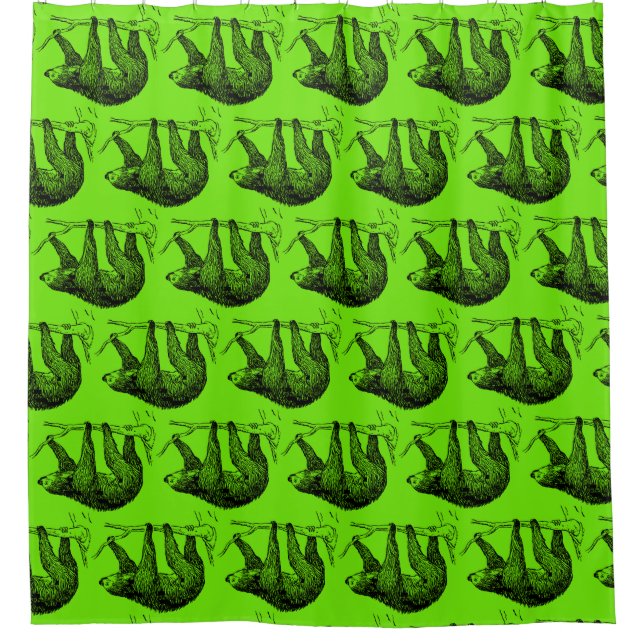 Cortina De Ducha Perezoso (Anverso)