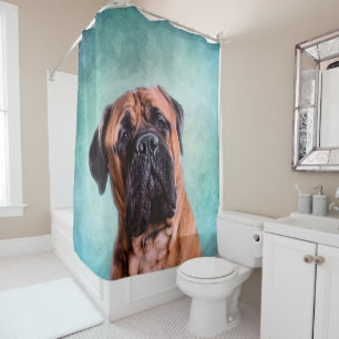 Cortina De Ducha Perro de Bullmastiff